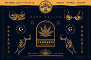 Cannabis & Hand vintage illustration, a Healthcare Illustration by Fat Hamster (Thumbnail 8 of 16)