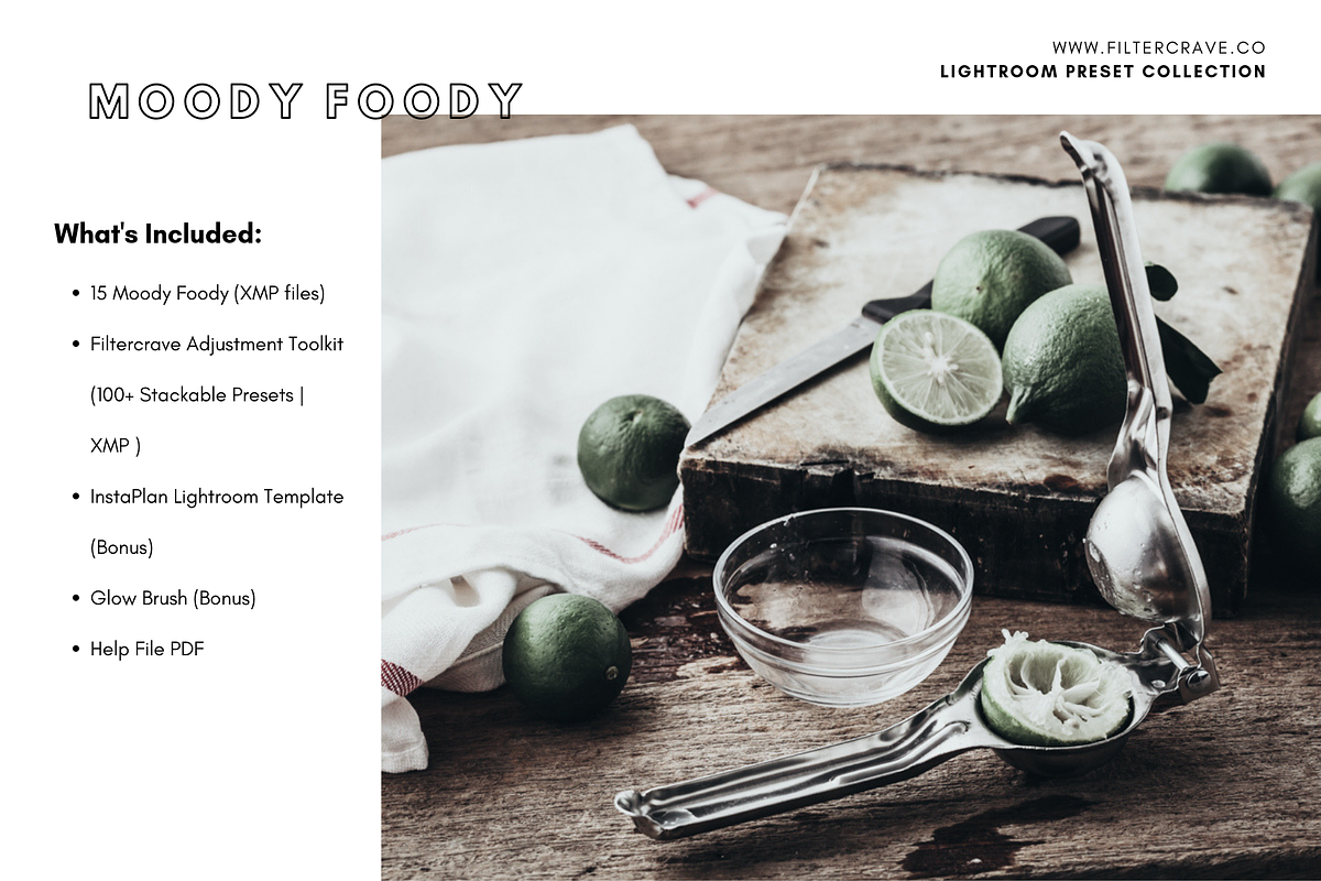 Moody Foody Lightroom Presets, an Action Add-On by Filtercrave (Photo 6 of 9)