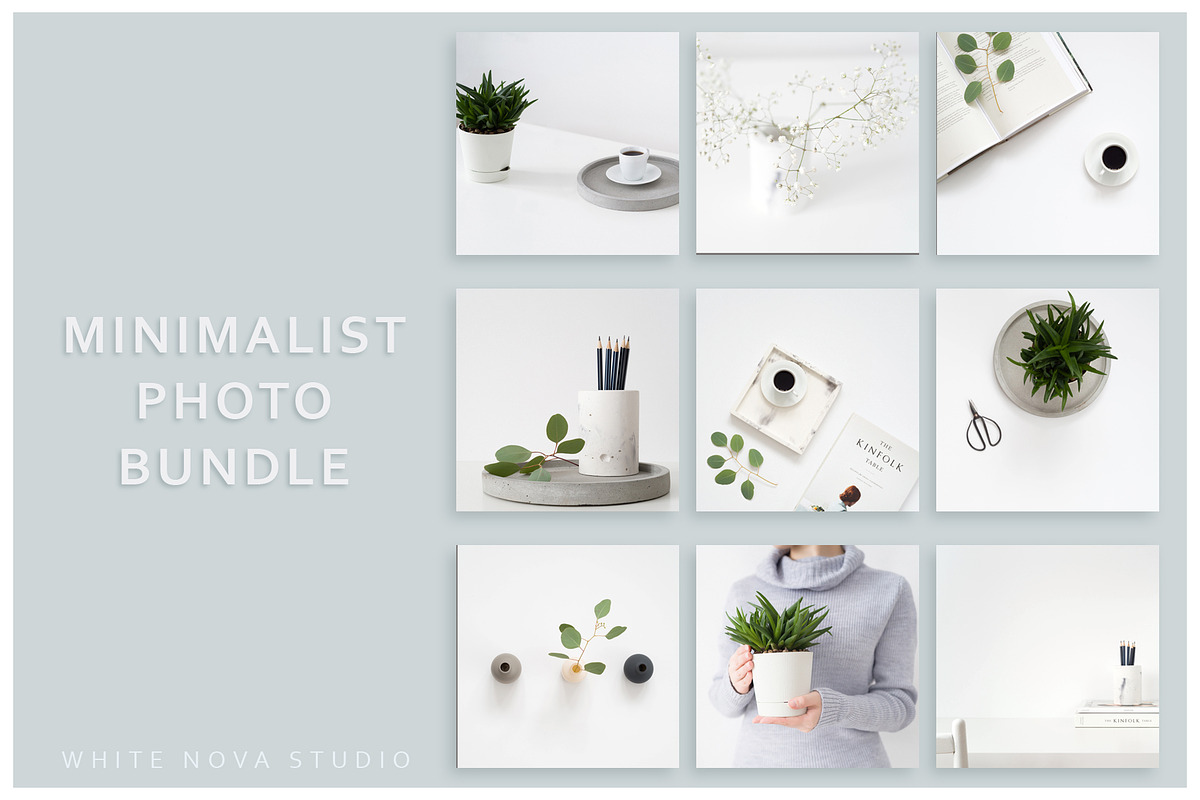 Minimalist Instagram Photo Bundle, a Social Media Template by Kate Roubin (Photo 2 of 5)