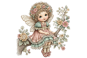 Fairy Girl Clipart PNG, a Seasonal Illustration by Memories By Lea (Thumbnail 18 of 18)