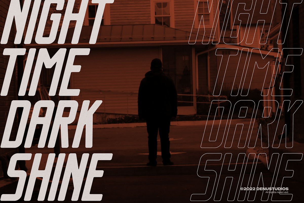 Outsiders Original Sans Serif, a Sans Serif Font by Denustudios (Photo 3 of 12)