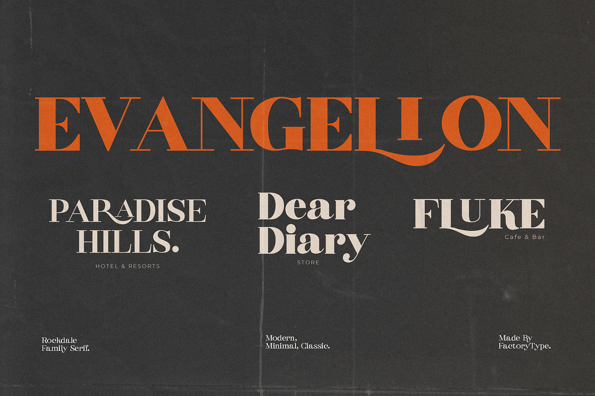 Rockdale, a Serif Font by FactoryType Studio (Photo 7 of 10)