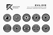 Evil Eye Icon, an Icon by Akatype Studio (Thumbnail 1 of 3)