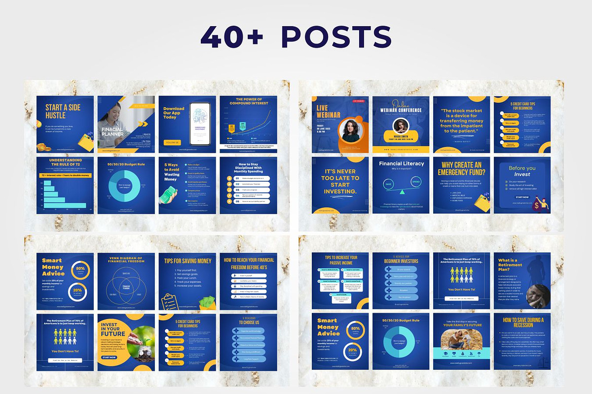 Finance Coach templates Canva, a Social Media Template by Aks-Designs (Photo 5 of 8)