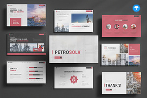 Oil and Gas Keynote, a Presentation Template by Pixslides