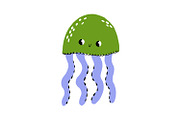 Cute Mediterranean Sea Life Clipart, a Seasonal Illustration by the_myro (Thumbnail 3 of 6)