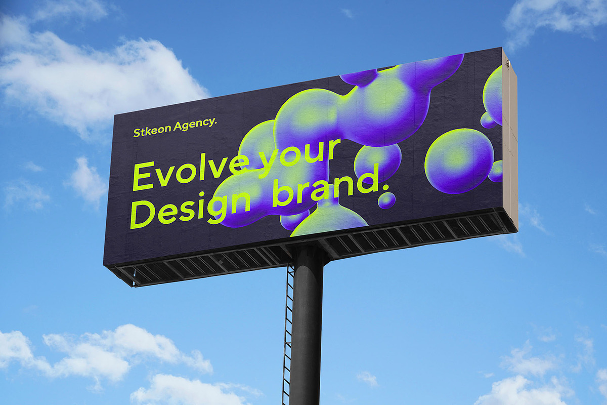 Billboard Poster Street Mockup, an Advertising Mockup by Asylab (Photo 3 of 5)