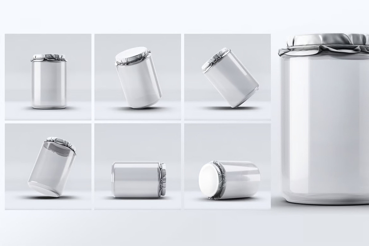 Glass Jar Mockup, a Packaging Mockup by Hubzway (Photo 8 of 8)