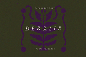 Deralis - A Vintage Typeface