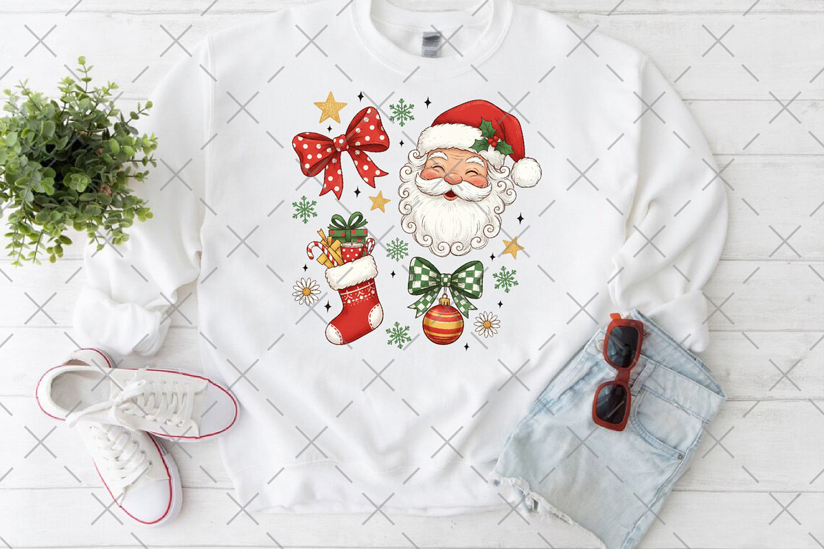 Santa Christmas Coquette Png, an Illustration by Craft Nest (Photo 6 of 6)
