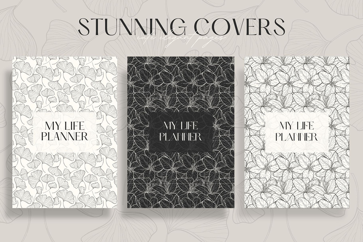 Classy Yearly Life Planner Template, a Stationery Template by Marketello Studio (Photo 8 of 12)