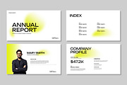 Annual Report Presentation Template, a Presentation Template by Mighty-Slide (Thumbnail 2 of 5)