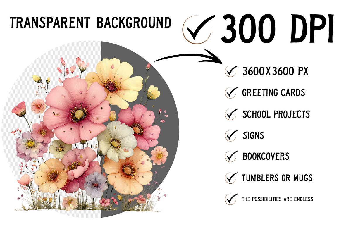 Whimsical Meadow Scenes Clipart, an Illustration by Craft Nest (Photo 2 of 12)