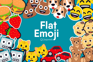 Flat Emoji Icons by JoyPixels®