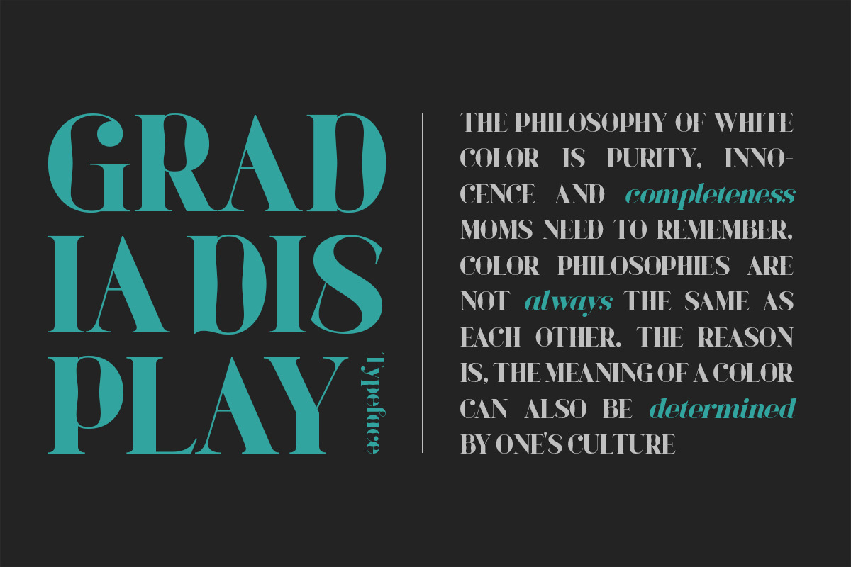 Bagoni Type, a Serif Font by Attract Studio (Photo 12 of 19)