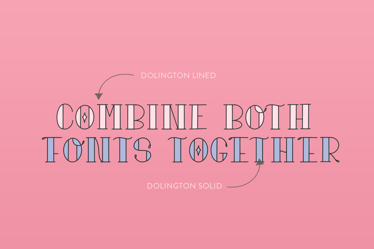 Dolington Font Duo preview 3