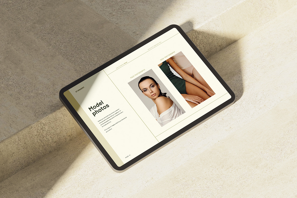 SENZA Brand Guidelines, a Brochure Template by Imagination Area (Photo 10 of 14)
