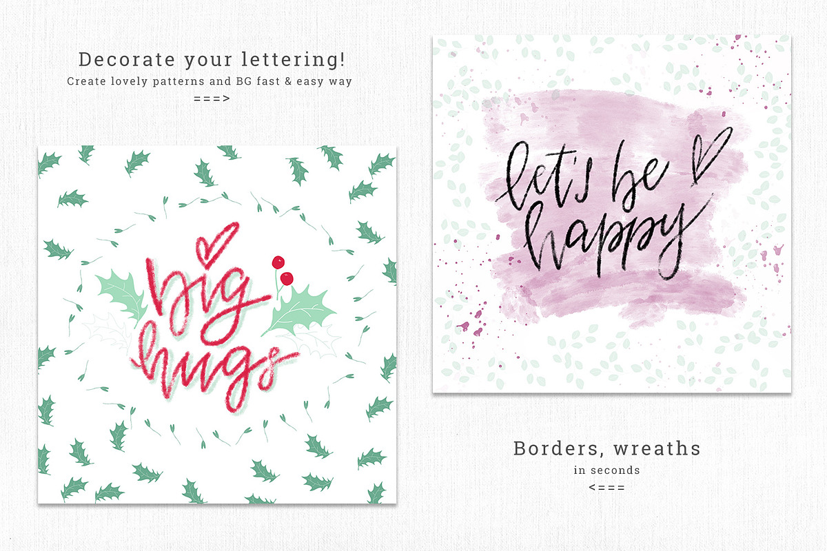 Mistletoe brush box for Procreate, a Brush Add-On by Gray Cat Graphics (Photo 3 of 9)