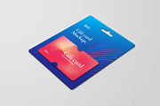 Gift Card Mockups, a Packaging Mockup by artimasa (Thumbnail 7 of 8)