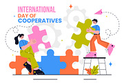 10 International Day of Cooperatives, a Person Illustration by denayunebgt (Thumbnail 4 of 4)