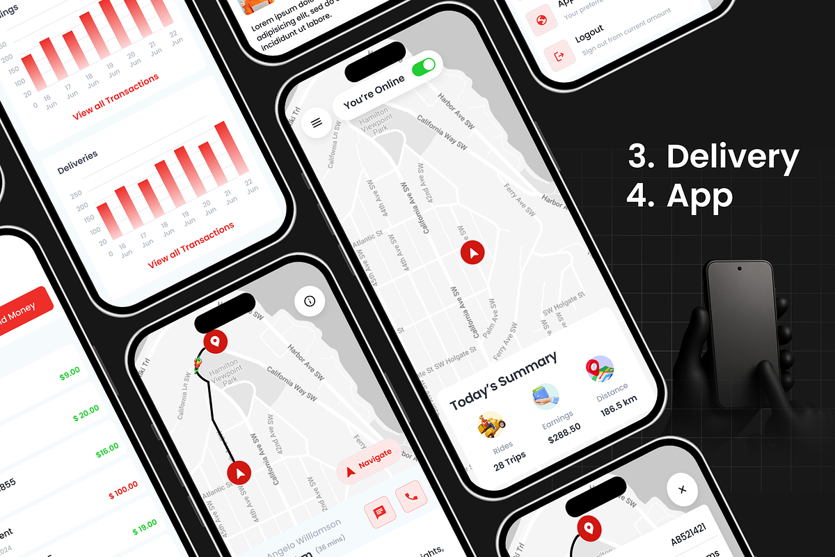Food Ordering App | QFood, an UI Kit Template by Opus LabWorks (Photo 9 of 10)