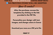 Minimalist Dinner Menu Canva Templat, a Card Template by GraphiCarola (Thumbnail 5 of 6)
