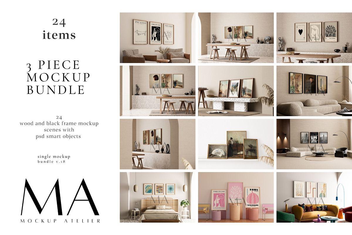 Entire Shop Frame Mockup Bundle, a Household Mockup by Mockup Art Atelier (Photo 33 of 55)