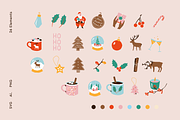 Cute Christmas Vectors, an Illustration by Marinastu (Thumbnail 6 of 9)