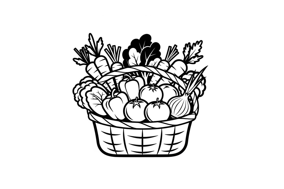 50 Woven Basket Vector Bundle, an Illustration by Designs_River (Photo 34 of 51)