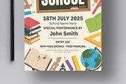 Back To School Poster Flyer Template, a Flyer Template by MightyDesign (Thumbnail 3 of 7)