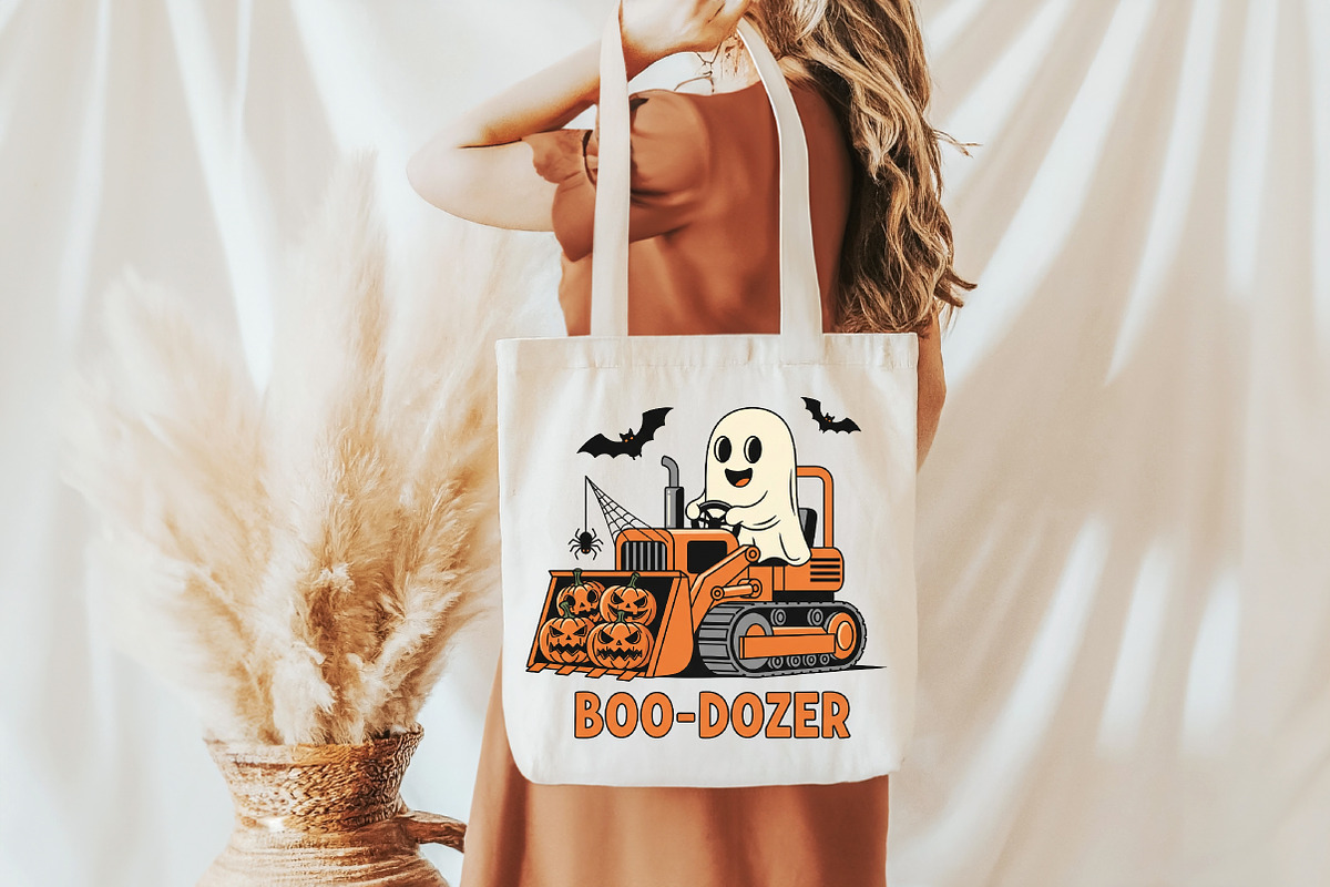 Boo Dozer Ghost Png, Boys Fall Hallo, an Illustration by Libby Wishes (Photo 5 of 6)