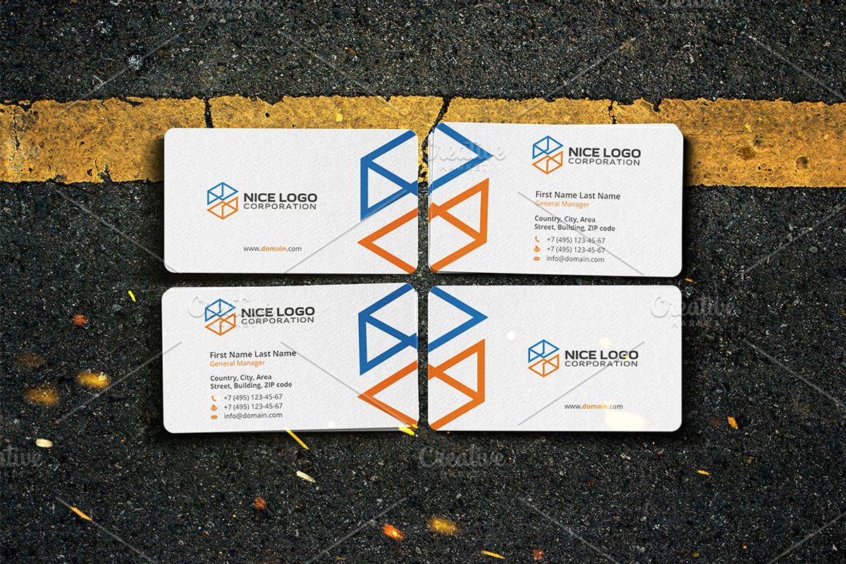engineering and construction busines, a Business Card Template by Indigo Graphic Shop (Photo 2 of 4)