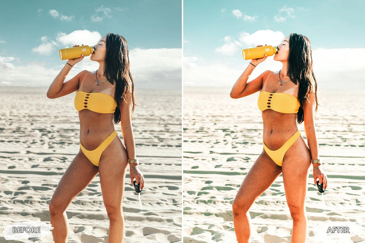 10 Beachy Vibes Lightroom Presets, a Preset Add-On by LucaTheme (Photo 6 of 9)