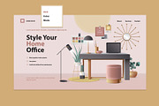 Website Header Illustrations-UI Kit, a Landing Page Template by Polar Vectors (Thumbnail 6 of 18)