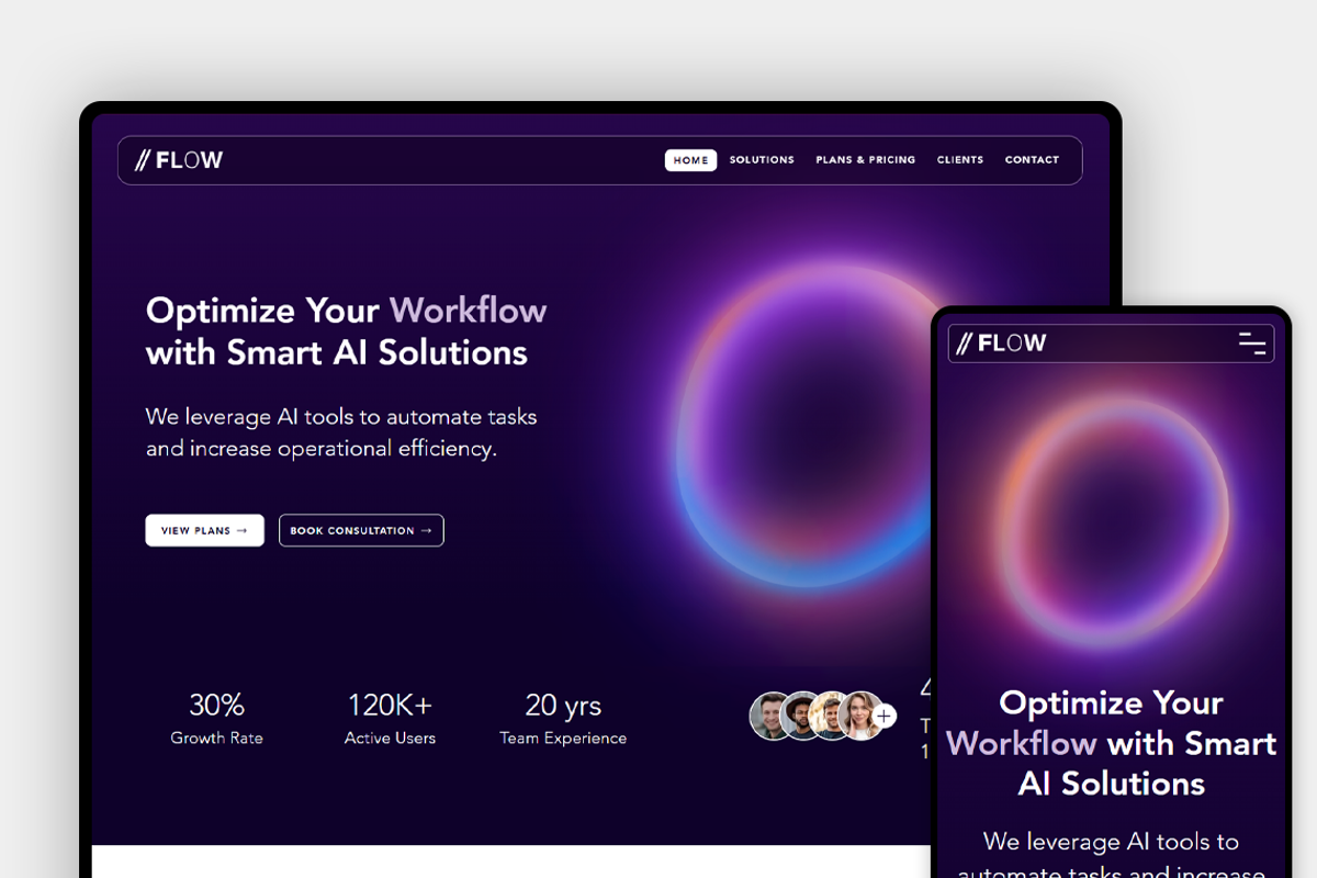 SAAS, Startup & Technology Website, a Wix Template by Kitteeh (Photo 1 of 20)