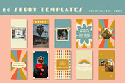 70s Retro Instagram Templates, a Social Media Template by Liseno Designs (Thumbnail 5 of 8)