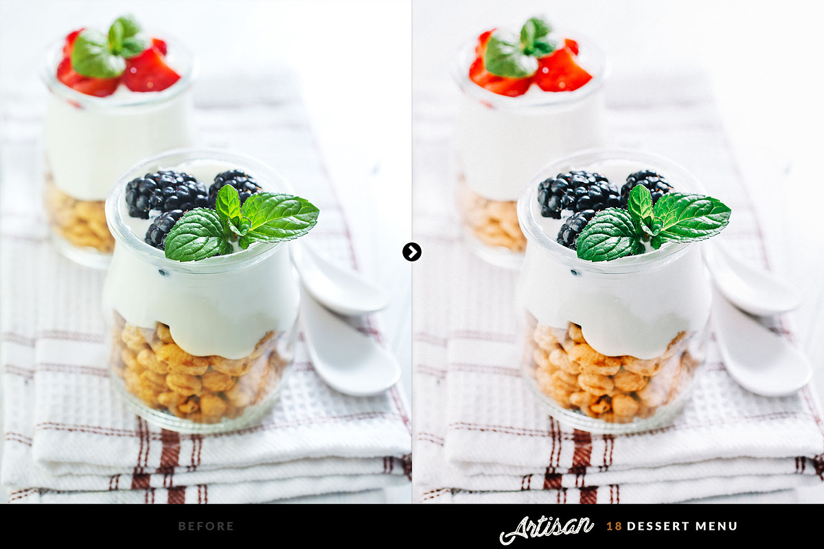 50 Food Presets Bundle, an Action Add-On by FilterAtelier (Photo 15 of 21)