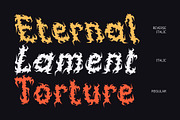 CS Vampire – Black Metal Font, a Blackletter Font by Craft Supply Co. (Thumbnail 4 of 8)