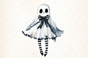 Cute Goth Halloween Clipart, an Illustration by DreamCafeArt (Thumbnail 3 of 5)