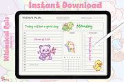 Whimsical Pals Sticker Set, an Animal Illustration by Dori Debreceni draws (Thumbnail 3 of 4)