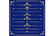 Vintage Big Set of Horizonyal Vector, an Illustration by FineArtStudio (Thumbnail 1 of 3)