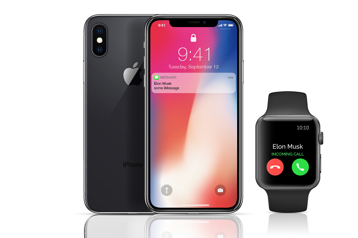 Apple mockups +BONUS [Full] AI+PSD, an iPhone Mockup by voin_Sveta (Photo 3 of 7)