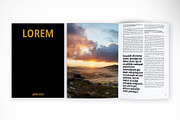 Minimalist Black & Gold Magazine, a Magazine Template by McLittle Stock (Thumbnail 5 of 5)
