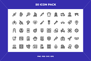 Hospital icons, an Outline Icon by Wencory (Thumbnail 1 of 2)