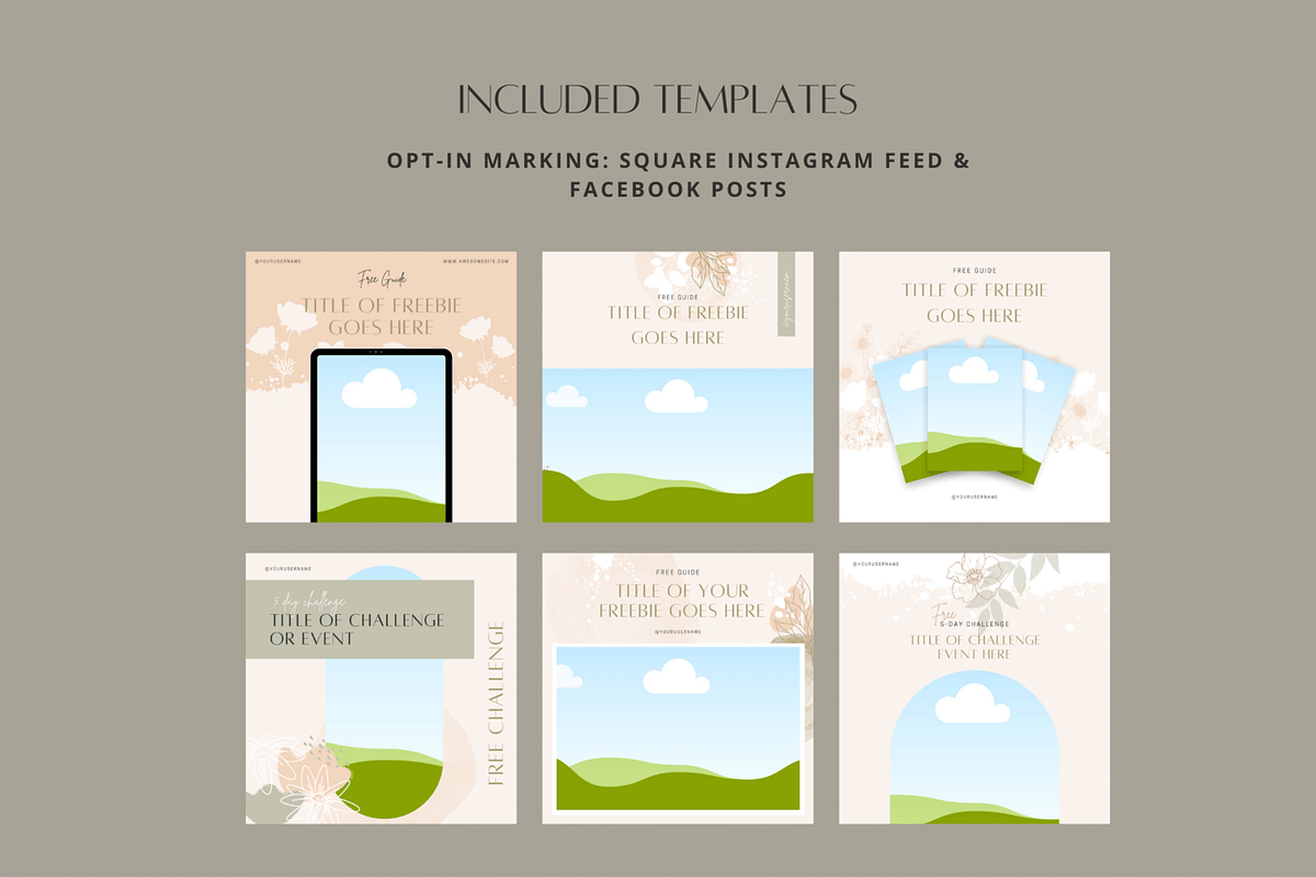 Skincare Holistic Healing Templates, a Magazine Template by Brand Spanking You (Photo 17 of 25)