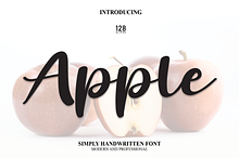 Apple | Script Font