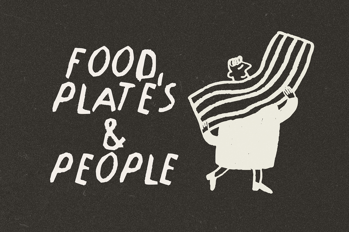 Food, Plates & People: 50 Characters, a Food Illustration by Veyla (Photo 13 of 14)