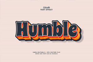 Text Effect Humble