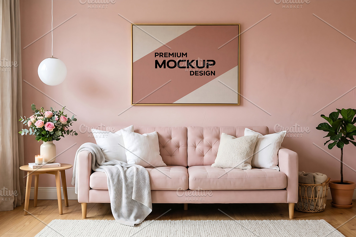 Premium Picture Frame PSD Mockup Set, a Household Mockup by AKASH-DESIGNS (Photo 3 of 5)