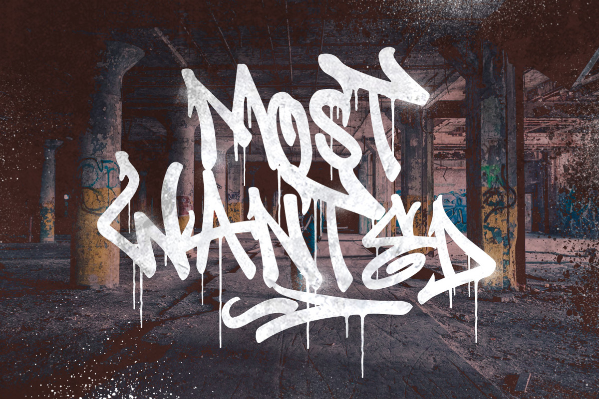 Graffiti Inspired Typeface | Syrup preview 2